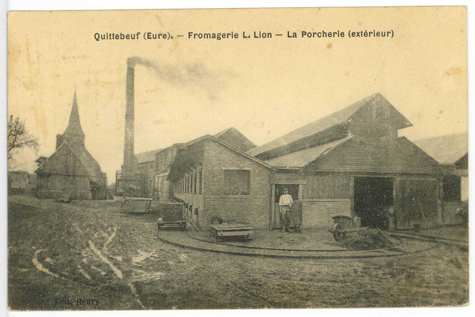 Ancienne fromagerie de Quittebeuf en cours de rénovation
